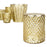 Set of 12 Mismatched Votive Candle Holder for Wedding Table Centerpieces, Home Decor-Set of 12-Koyal Wholesale-Gold-