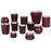 Set of 12 Mismatched Votive Candle Holder for Wedding Table Centerpieces, Home Decor-Set of 12-Koyal Wholesale-Burgundy-