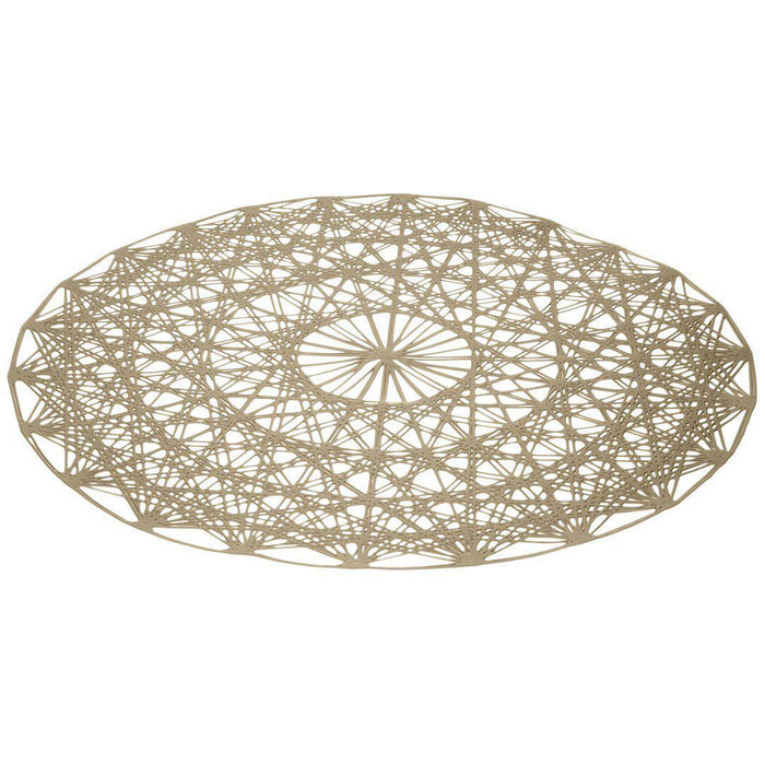 Set of 12 Modern Geometric Placemats-Set of 12-Koyal Wholesale-Gold-