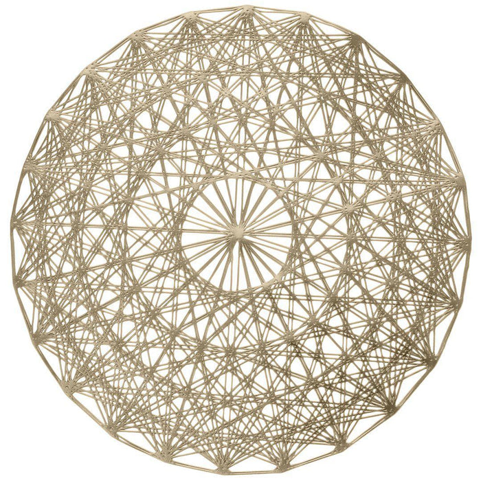 Set of 12 Modern Geometric Placemats-Set of 12-Koyal Wholesale-Gold-