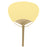 Set of 12 Paper Paddle Fans-Set of 12-Koyal Wholesale-White-