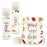 Set of 12 Personalized Lip Balm Party Favors, Your Text Here-Set of 12-Andaz Press-Fallin' in Love Autumn Fall Leaves-