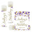Set of 12 Personalized Milestone Birthday Party Lip Balm Party Favors, Custom Name and Date-Set of 12-Andaz Press-Faux Gold Glitter Shimmer-