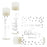 Set of 12 Thank You for Celebrating with US, Lip Balm Favors-Set of 12-Andaz Press-Faux Gold Glitter Shimmer-