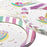 Set of 12 Unicorn Tableware Kit With Gold Foil-Set of 12-Koyal Wholesale-