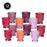 Set of 12 Vintage Ombre Glass Votive Candle Holders Bulk Pack-Koyal Wholesale-Blue-Set of 1 (12 PC)-