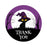 Set of 120 Halloween Thank You Stickers Labels For Kids Treat Bags Goodie, Halloween Party Favors-Set of 120-Andaz Press-Happy Jack O' Lantern-