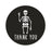 Set of 120 Halloween Thank You Stickers Labels For Kids Treat Bags Goodie, Halloween Party Favors-Set of 120-Andaz Press-Skeleton-