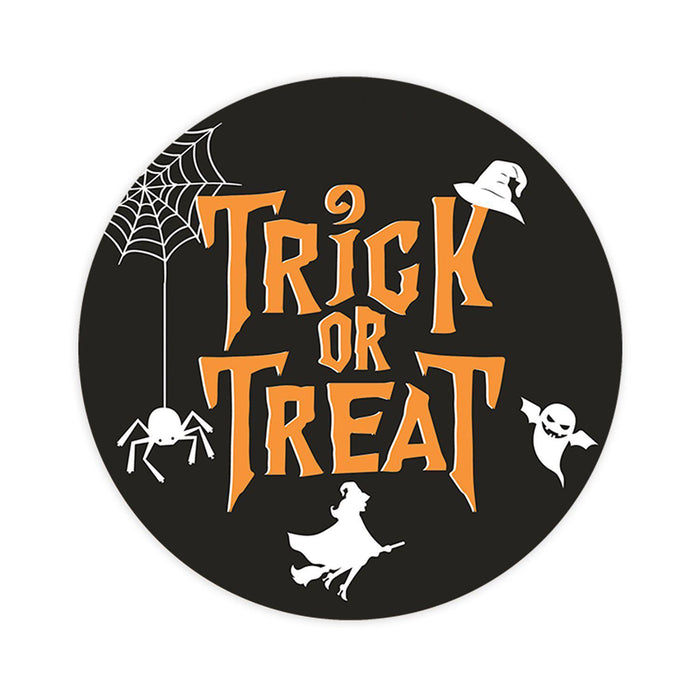 Set of 120 Happy Halloween Stickers Labels For Kids Treat Bags Goodie, Halloween Party Favors-Set of 40-Andaz Press-Happy Jack O' Lantern-