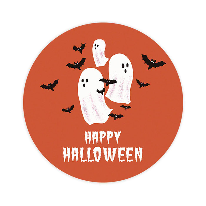 Set of 120 Happy Halloween Stickers Labels For Kids Treat Bags Goodie, Halloween Party Favors-Set of 40-Andaz Press-Happy Jack O' Lantern-