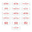 Set of 16 Couples Coupons-Set of 16-Andaz Press-Fuchsia Love-