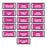 Set of 16 Couples Coupons-Set of 16-Andaz Press-Fuchsia Love-