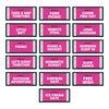 Set of 16 Couples Coupons-Set of 16-Andaz Press-Fuchsia Love-