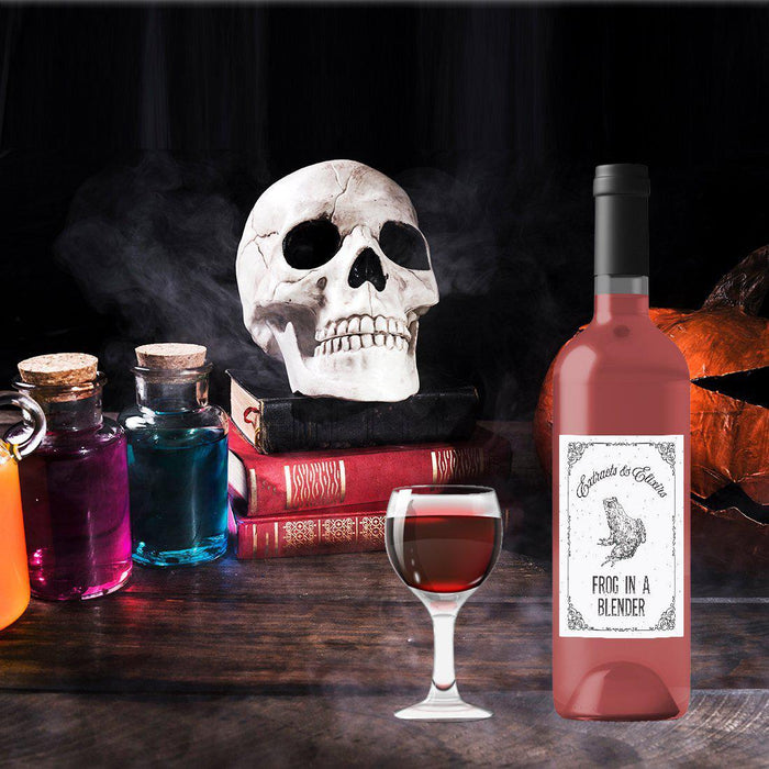 Set of 16 Halloween Wine Bottle Labels Potion Bottles Halloween Decor Apothecary Halloween Decor Vintage Halloween Decor-Set of 16-Andaz Press-Aged-