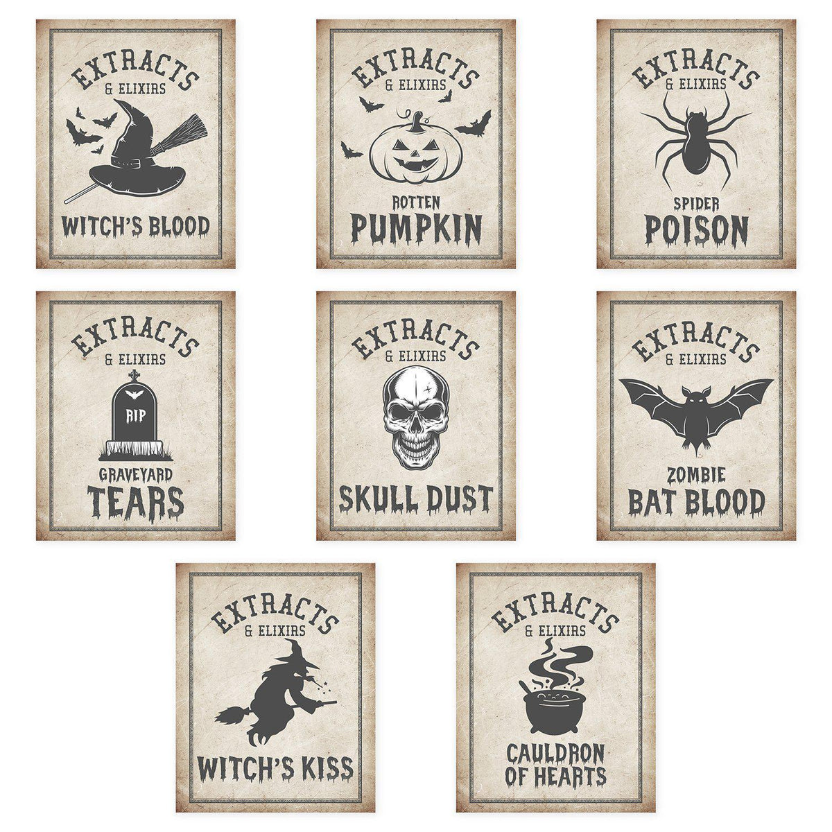 set-of-16-halloween-wine-bottle-labels-potion-bottles-halloween-decor