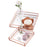 Set of 2 Glass Mirror Square Trays Vanity Set-Set of 2-Koyal Wholesale-Rose Gold-