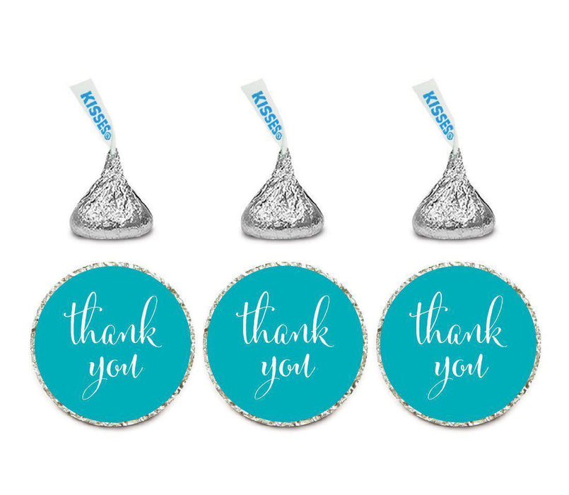 Set of 216 Thank You Hersheys Kisses Stickers-Set of 216-Andaz Press-White-