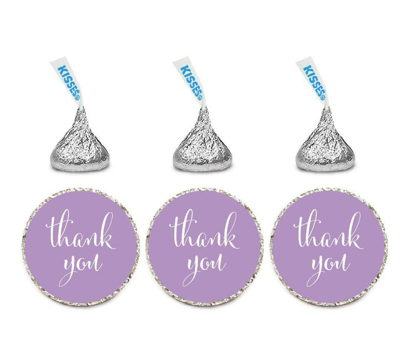 Set of 216 Thank You Hersheys Kisses Stickers-Set of 216-Andaz Press-White-