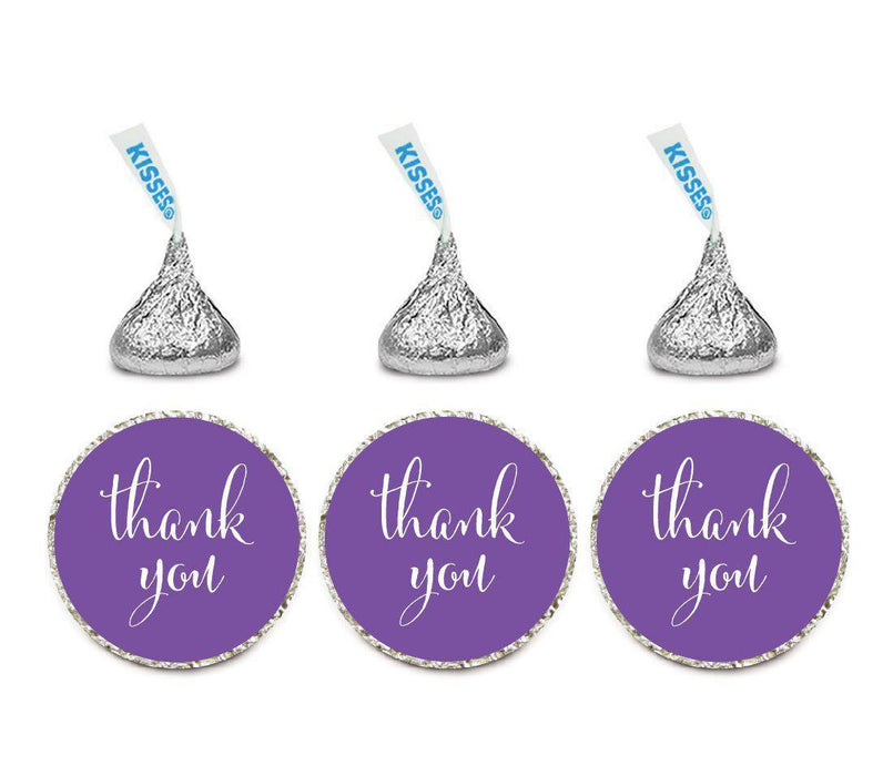 Set of 216 Thank You Hersheys Kisses Stickers-Set of 216-Andaz Press-White-