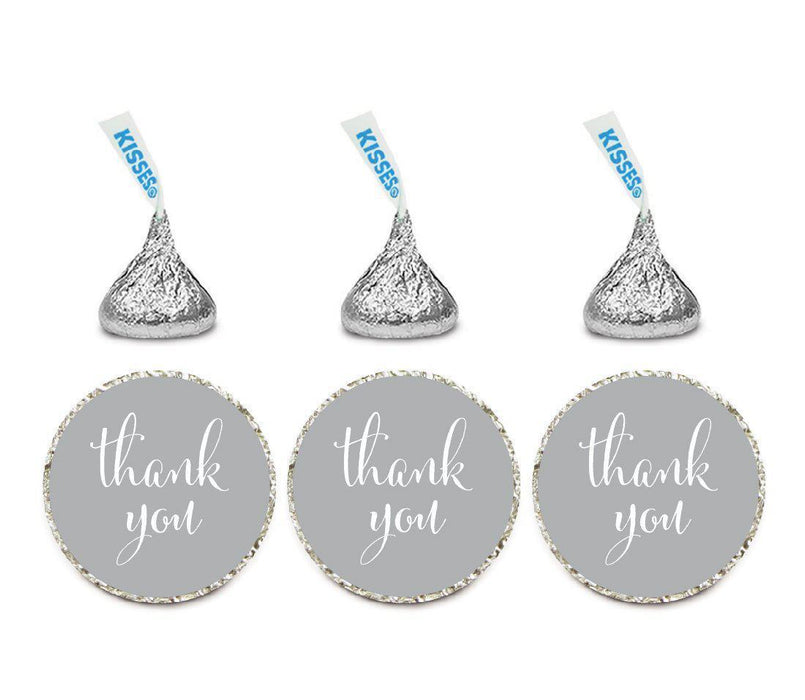 Set of 216 Thank You Hersheys Kisses Stickers-Set of 216-Andaz Press-White-
