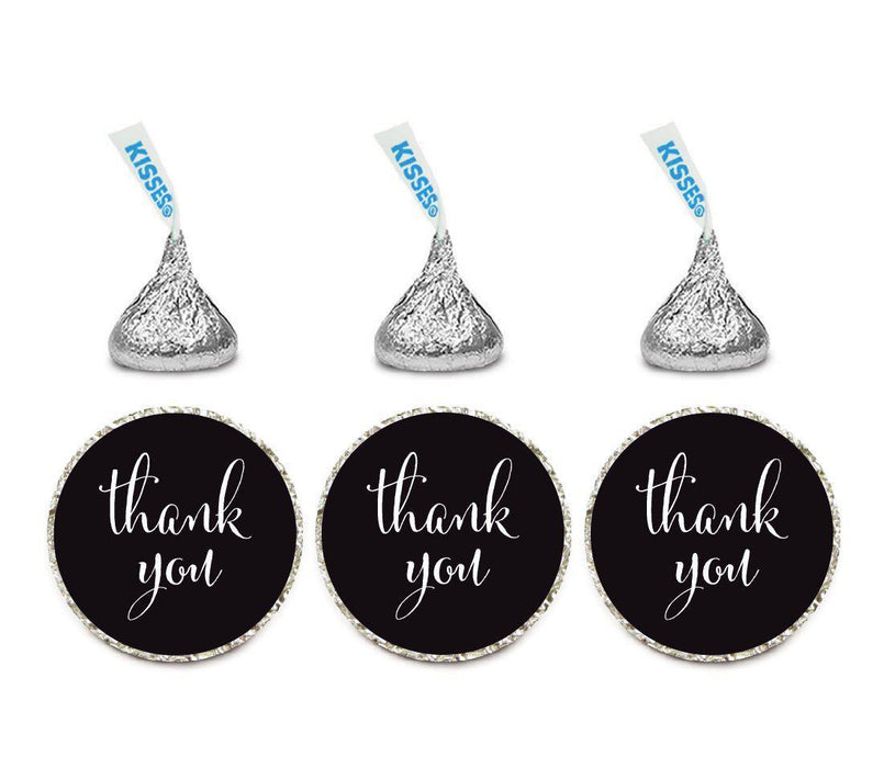 Set of 216 Thank You Hersheys Kisses Stickers-Set of 216-Andaz Press-White-