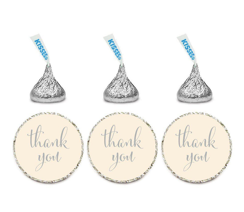 Set of 216 Thank You Hersheys Kisses Stickers-Set of 216-Andaz Press-White-