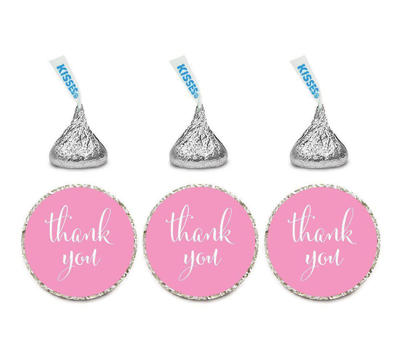 Set of 216 Thank You Hersheys Kisses Stickers-Set of 216-Andaz Press-White-