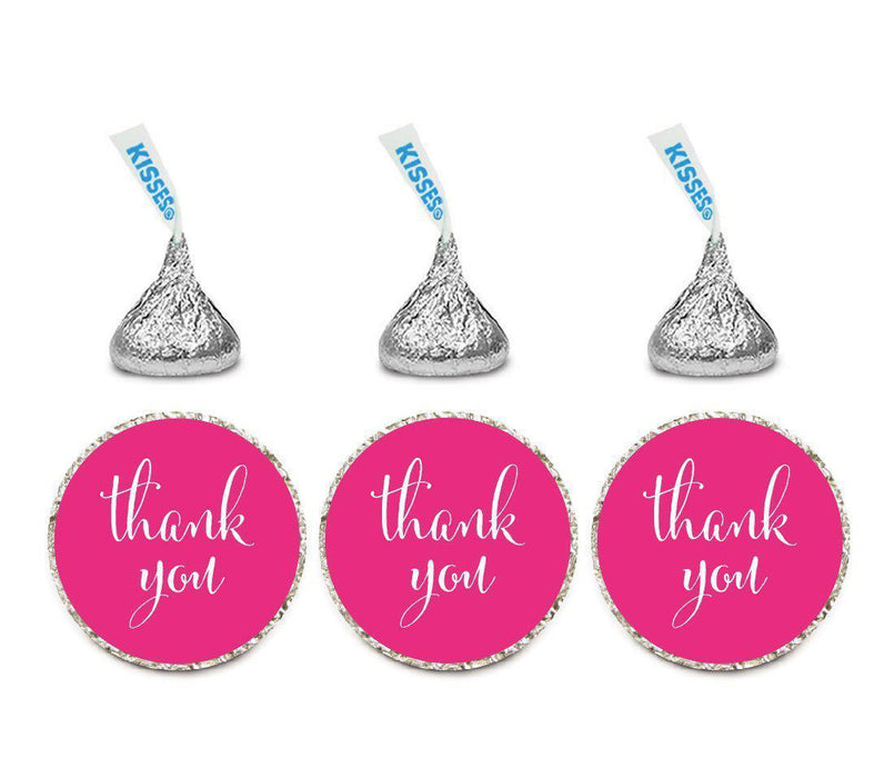 Set of 216 Thank You Hersheys Kisses Stickers-Set of 216-Andaz Press-White-