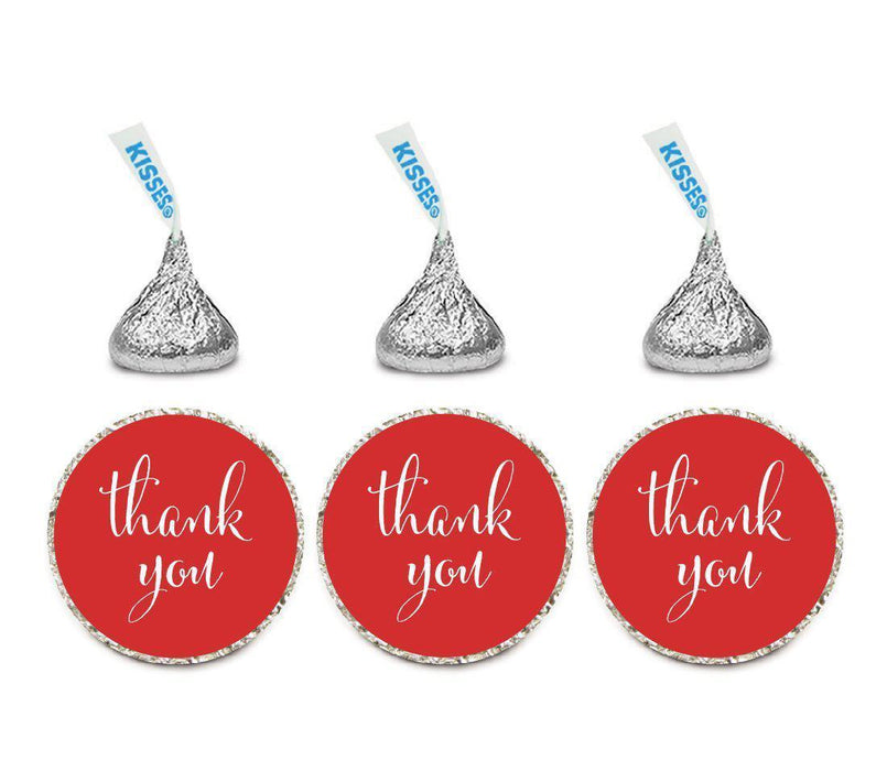 Set of 216 Thank You Hersheys Kisses Stickers-Set of 216-Andaz Press-White-
