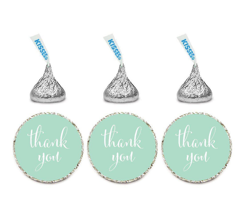 Set of 216 Thank You Hersheys Kisses Stickers-Set of 216-Andaz Press-White-