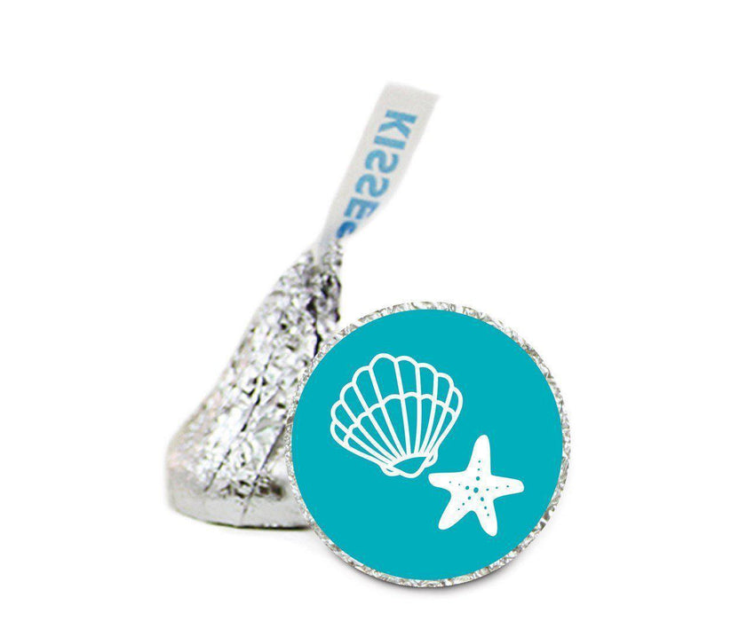 Set of 216 Wedding Theme Hershey's Kisses Stickers-Set of 216-Andaz Press-Love Birds-
