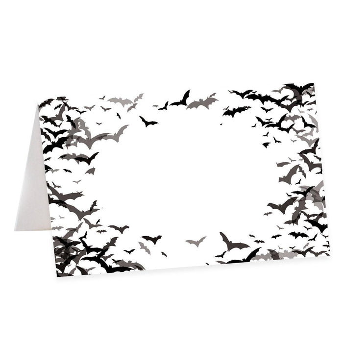 Set of 24 Halloween Table Tent Place Cards for Table Setting-Set of 24-Andaz Press-Scary Pumpkins-