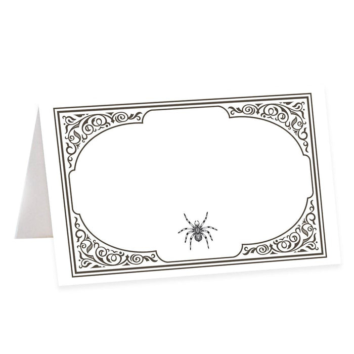 Set of 24 Halloween Table Tent Place Cards for Table Setting-Set of 24-Andaz Press-Scary Pumpkins-