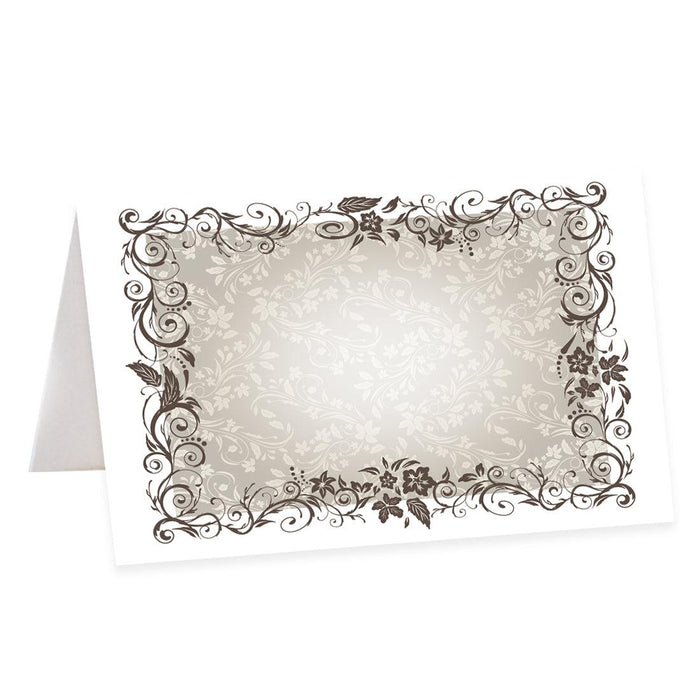 Set of 24 Halloween Table Tent Place Cards for Table Setting-Set of 24-Andaz Press-Scary Pumpkins-