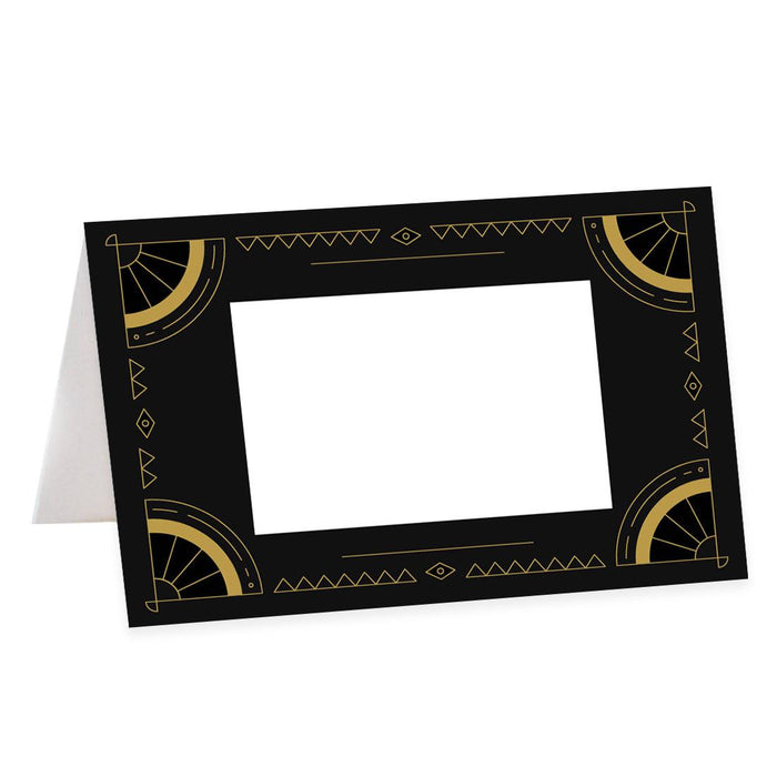 Set of 24 Halloween Table Tent Place Cards for Table Setting-Set of 24-Andaz Press-Scary Pumpkins-