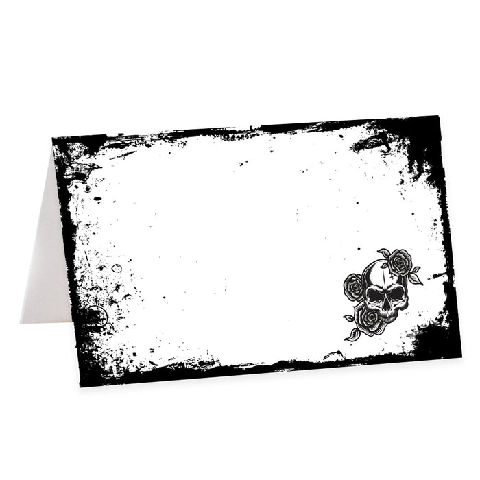 Set of 24 Halloween Table Tent Place Cards for Table Setting-Set of 24-Andaz Press-Scary Pumpkins-