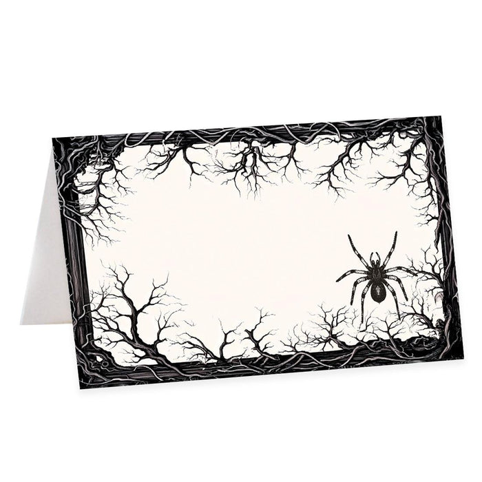 Set of 24 Halloween Table Tent Place Cards for Table Setting-Set of 24-Andaz Press-Scary Pumpkins-