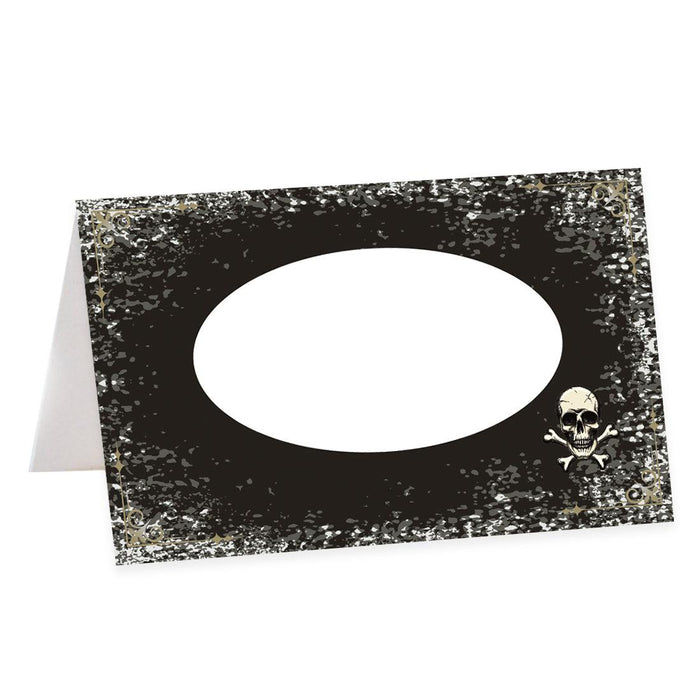 Set of 24 Halloween Table Tent Place Cards for Table Setting-Set of 24-Andaz Press-Scary Pumpkins-