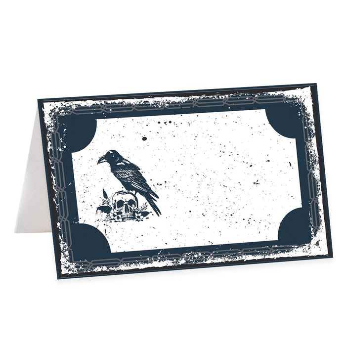 Set of 24 Halloween Table Tent Place Cards for Table Setting-Set of 24-Andaz Press-Scary Pumpkins-