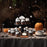 Set of 24 Halloween Table Tent Place Cards for Table Setting-Set of 24-Andaz Press-Scary Pumpkins-