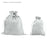Set of 25 Velvet Drawstring Favor Bags-Set of 25-Andaz Press-5" x 7"-Ivory-