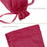 Set of 25 Velvet Drawstring Favor Bags-Set of 25-Andaz Press-5" x 7"-Ivory-