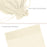 Set of 25 Velvet Drawstring Favor Bags-Set of 25-Andaz Press-5" x 7"-Ivory-
