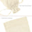 Set of 25 Velvet Drawstring Favor Bags-Set of 25-Andaz Press-5" x 7"-Ivory-