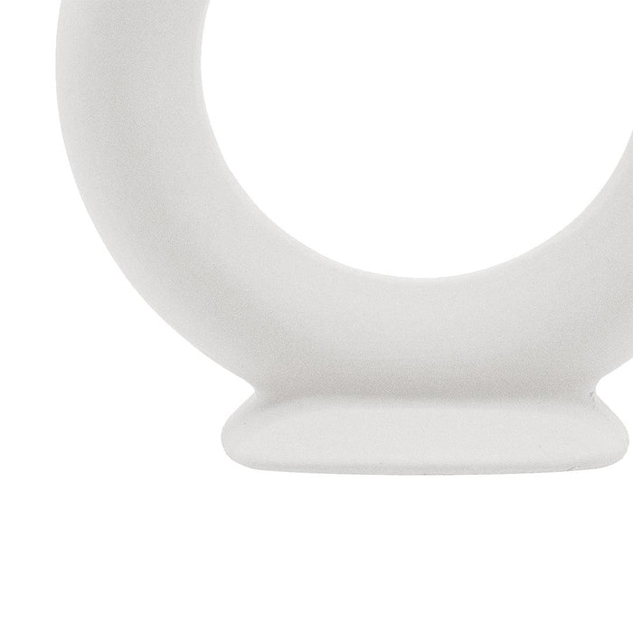 Set of 3 Ceramic Abstract Taper Candle Holders-Set of 3-Koyal Wholesale-Terracotta-