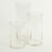 Set of 3 Clear Glass Cylinder Vases Set-Set of 3-Koyal Wholesale-Clear-