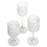 Set of 3 Glass Floating Candle Vases-Koyal Wholesale-Gold-SET OF 1 (3PC)-
