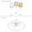 Set of 3 Glass Floating Candle Vases-Koyal Wholesale-Gold-SET OF 1 (3PC)-