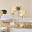 Set of 3 Glass Floating Candle Vases-Koyal Wholesale-Gold-SET OF 1 (3PC)-