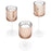 Set of 3 Glass Floating Candle Vases-Koyal Wholesale-Gold-SET OF 1 (3PC)-